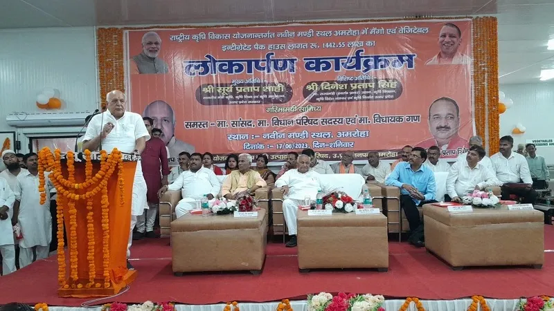 फल, सब्जी व गेहूं उत्पादन में नंबर वन बन रहा प्रदेश : कृषि मंत्री सूर्य प्रताप शाही