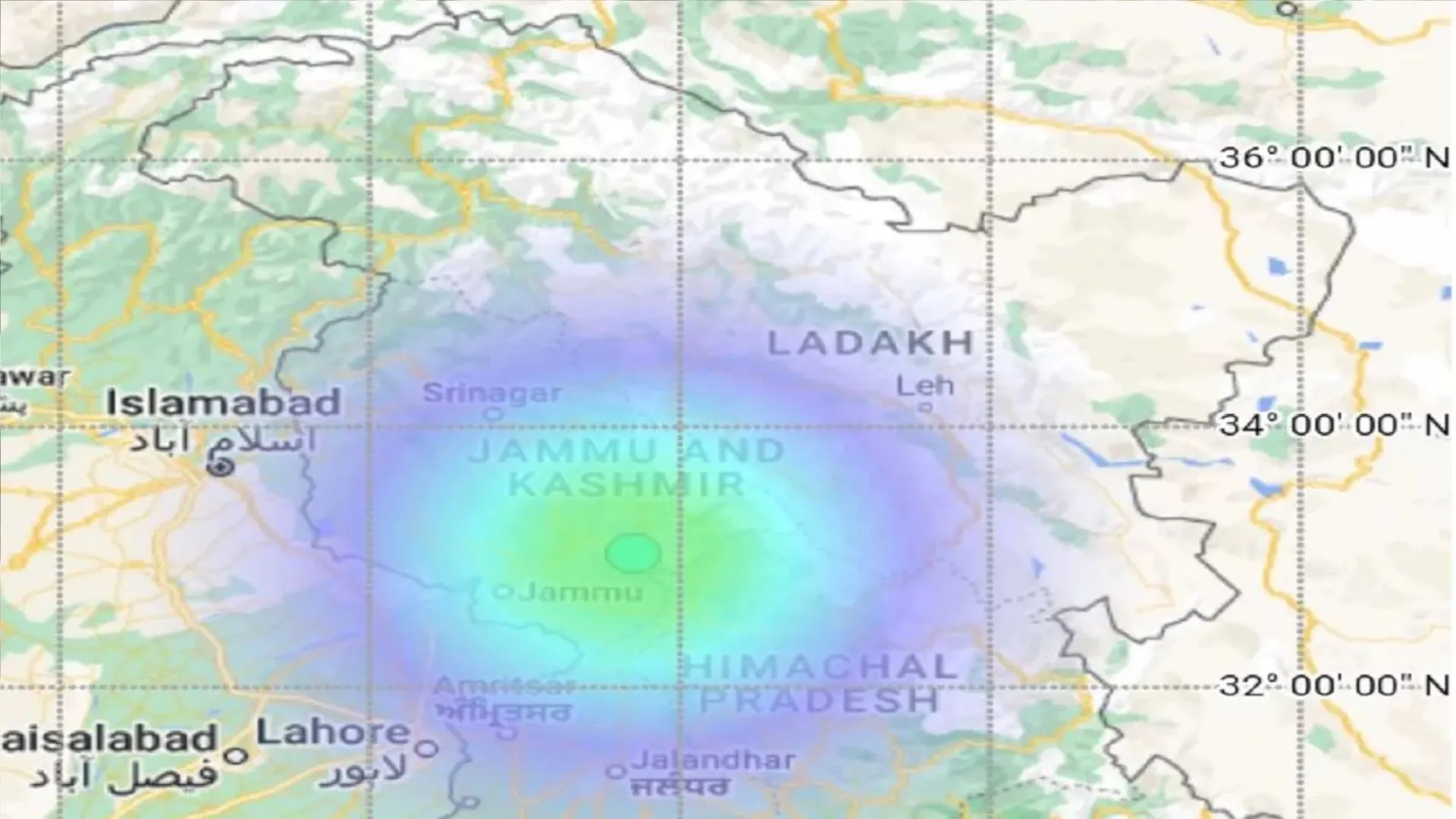 जम्मू-कश्मीर के डोडा और लद्दाख में भूकंप के दो तेज झटके, बाल-बाल बची जानें