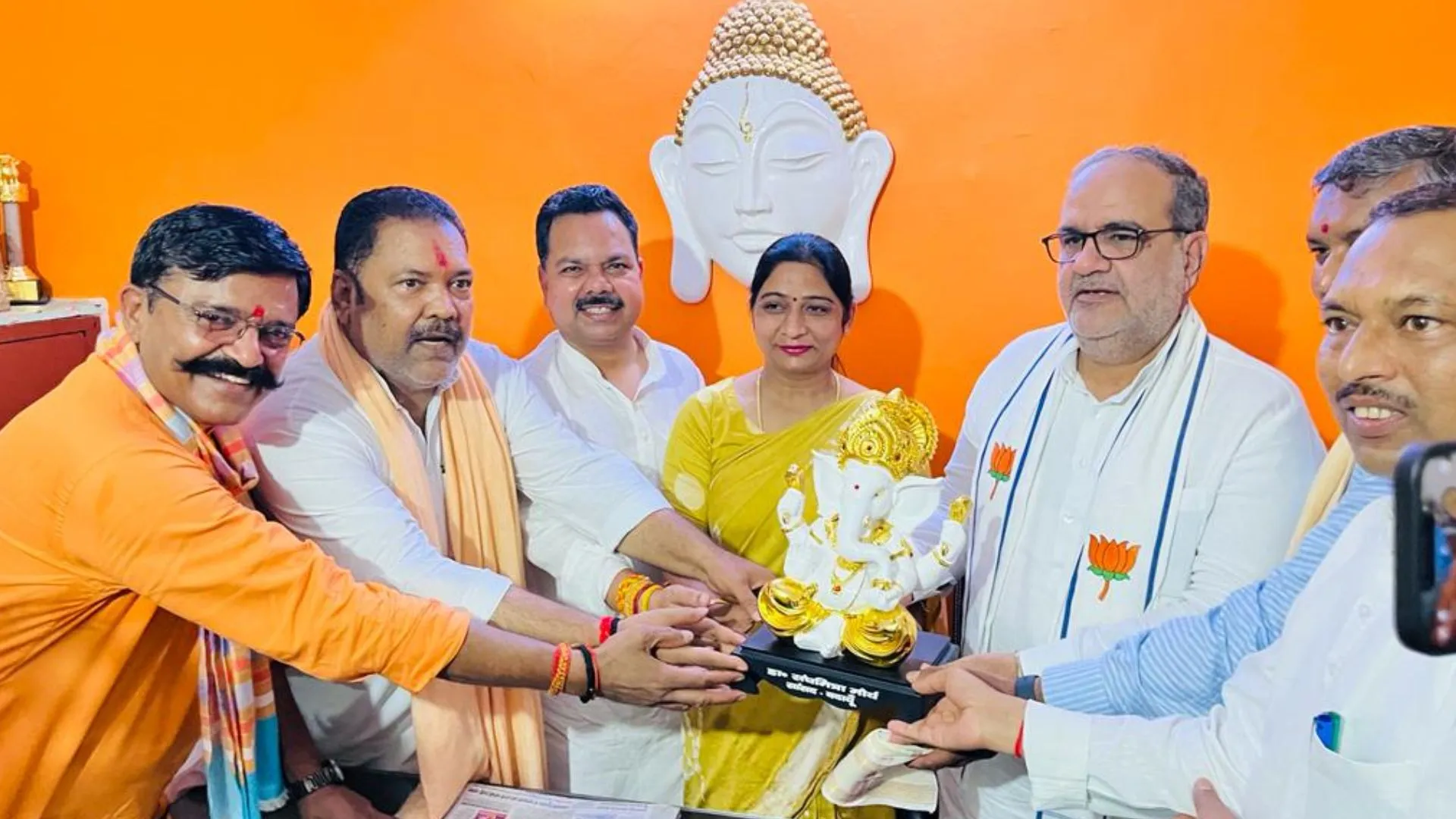 प्रबुद्ध सम्मेलन में भाग लेने बदायूं पहुंचे भाजपा प्रदेश अध्यक्ष भूपेंद्र सिंह