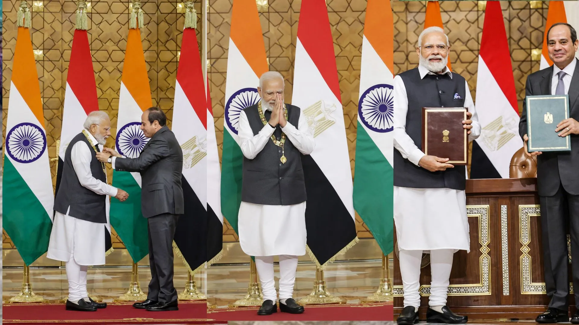 प्रधानमंत्री मोदी को मिला मिस्र का सर्वोच्च सम्मान, अब तक दुनिया के 13 देश कर चुके सम्मानित