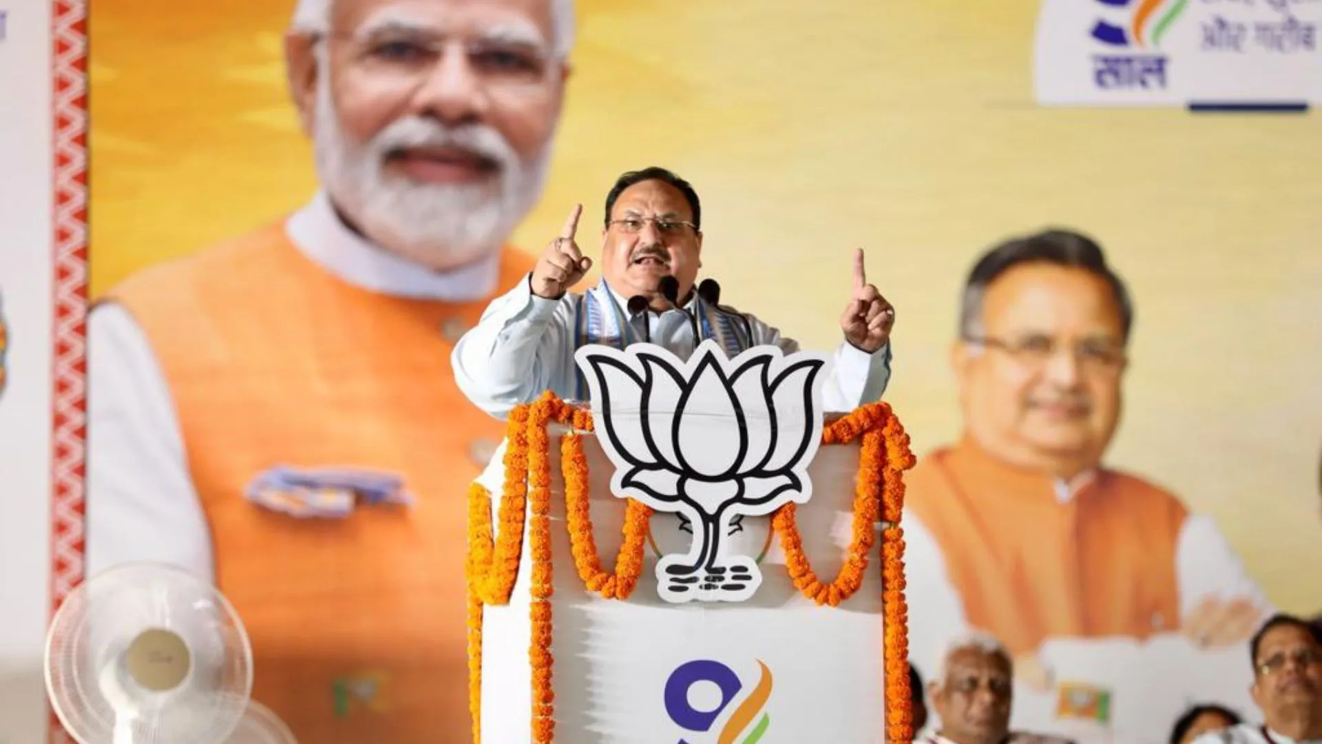 छत्तीसगढ़ के मुख्यमंत्री भूपेश बघेल भ्रष्टाचार के बादशाह : जेपी नड्डा 