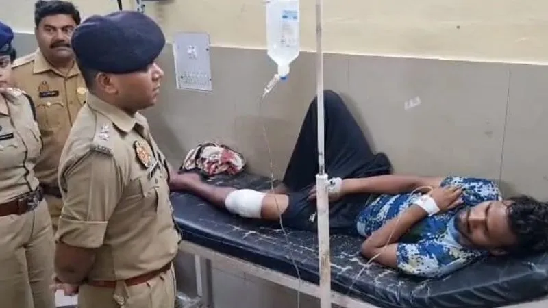 Kannauj News : साइको रेपिस्ट पुलिस मुठभेड़ में गिरफ्तार, किशोरी से की थी दरिंदगी, एक लाख का इनाम था घोषित
