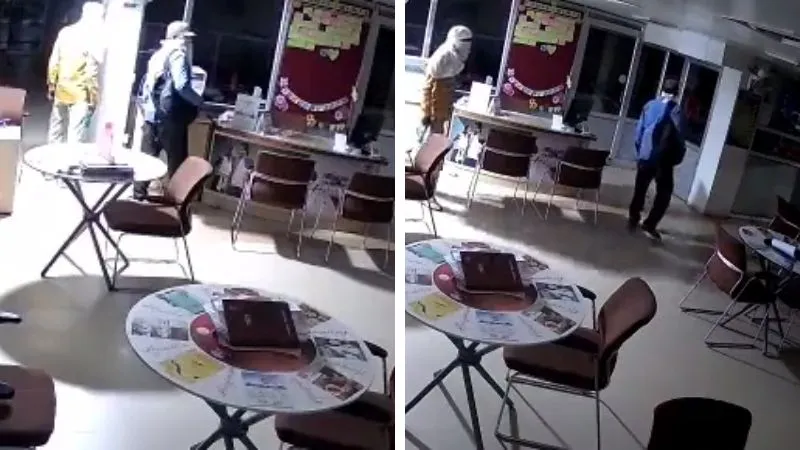 VIDEO: दो नकाबपोश चोरों ने शातिराना अंदाज में टोयोटा शोरूम में की 59 लाख की चोरी, चंद कदम पर एसीपी चकेरी कार्यालय
