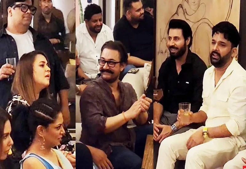 VIDEO : 'हंगामा है क्‍यों बरपा...', आमिर खान के घर कपिल शर्मा ने किया 'प्राइवेट शो' 