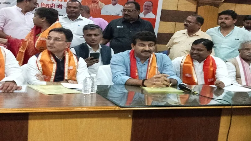 बाराबंकी: मनोज तिवारी ने राहुल और अखिलेश पर साधा निशाना, कहा- पहलवानों से मिलने गईं पीटी उषा को पीटा गया