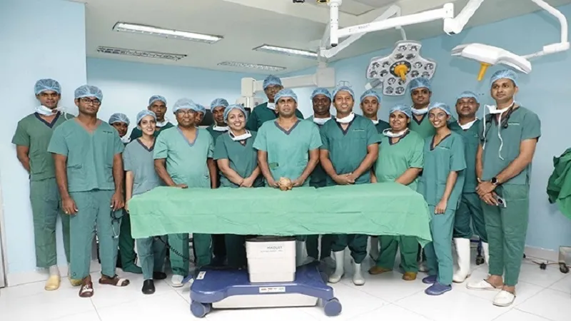 श्रीलंकाई सेना के डॉक्‍टरों ने दुनिया में गुर्दे की सबसे बड़ी पथरी निकाली, बनाया गिनीज वर्ल्ड रिकार्ड 