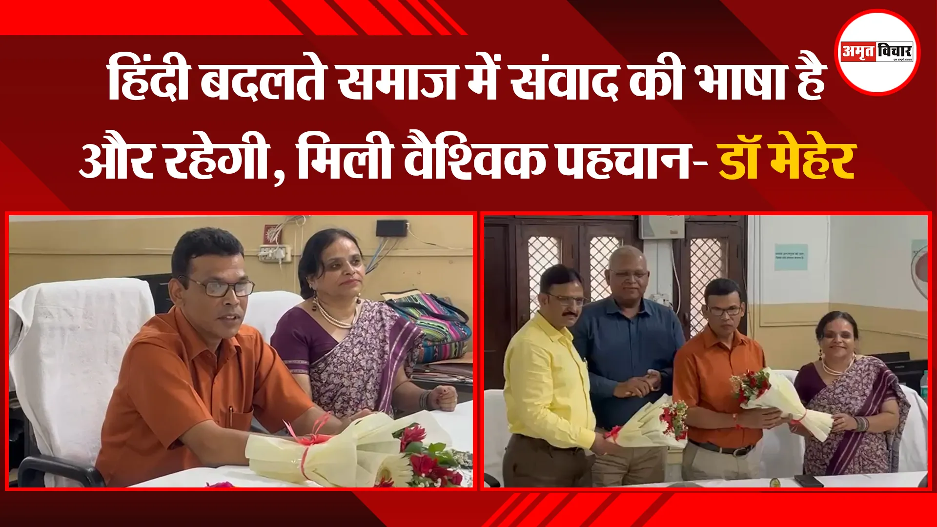हल्द्वानी: हिंदी बदलते समाज में संवाद की भाषा है और रहेगी, मिली वैश्विक पहचान- डॉ मेहेर