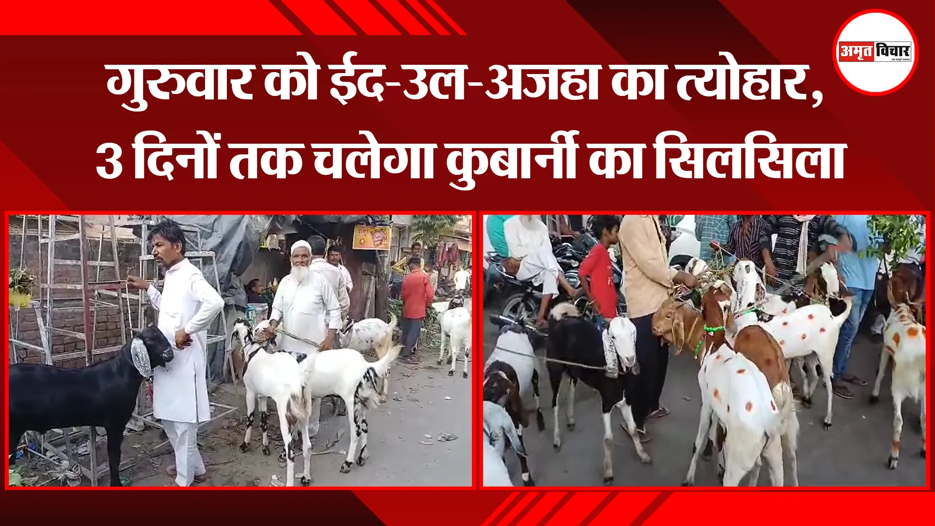 बरेली: गुरुवार को ईद-उल-अजहा का त्योहार, 3 दिनों तक चलेगा कुर्बानी का सिलसिला