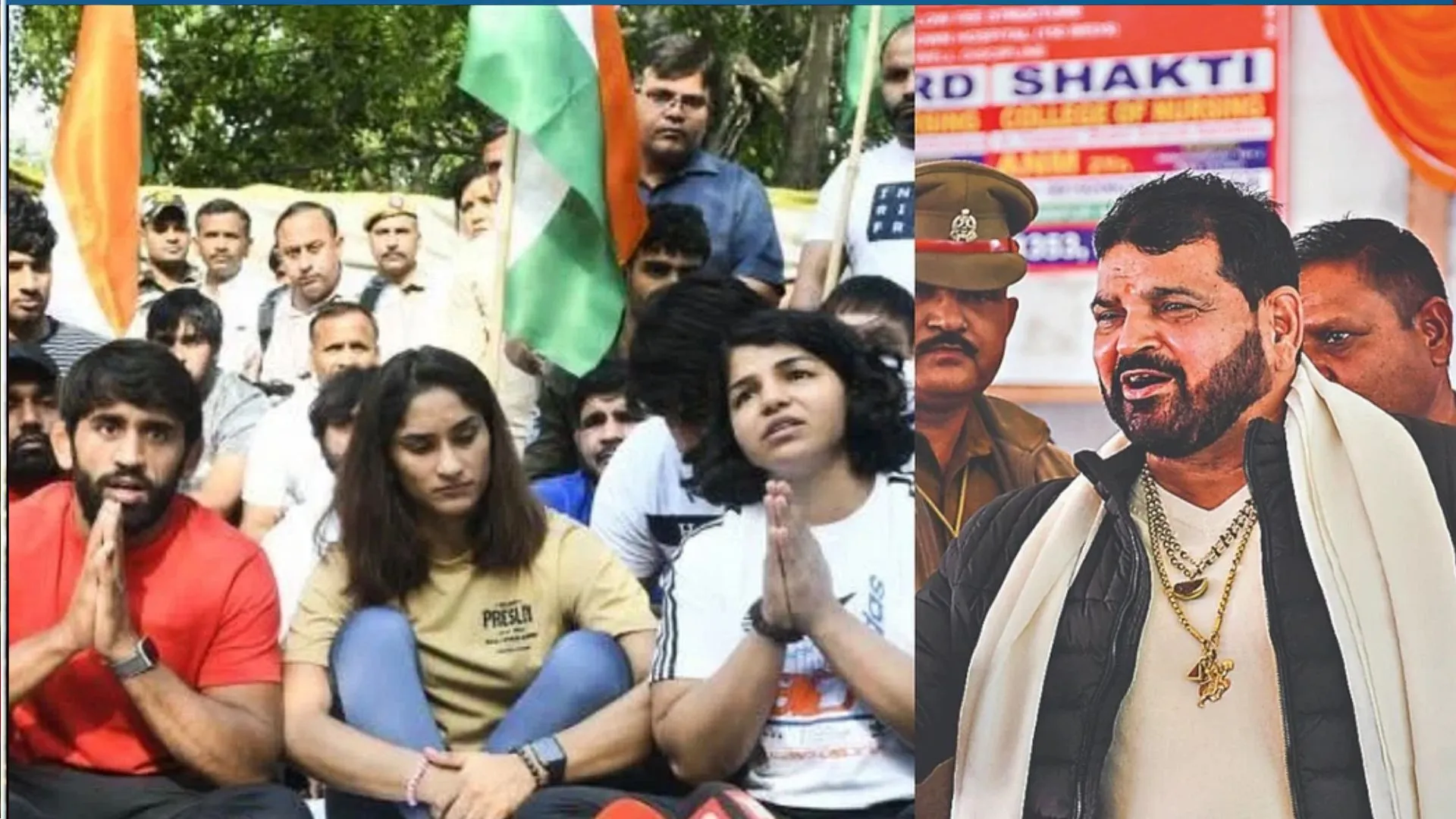 पहलवानों के केस में एक्शन, बृजभूषण के घर पर पहुंची दिल्ली पुलिस की टीम, 15 लोगों के बयान दर्ज