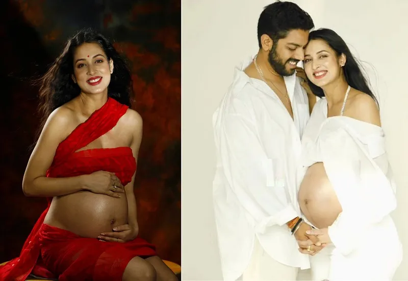 Vidisha Srivastava Photo: 'भाभीजी घर पर हैं' फेम विदिशा के मैटरनिटी फोटोशूट पर हलचल, क्या आपने तस्वीरें देखीं?