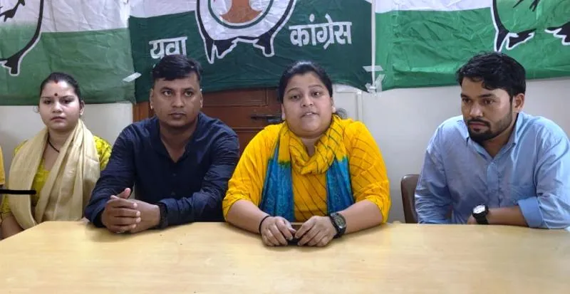 हल्द्वानी: सांसद को बचाने में लगी केंद्र, पहलवानों से कोई सरोकार नहीं - यूथ कांग्रेस
