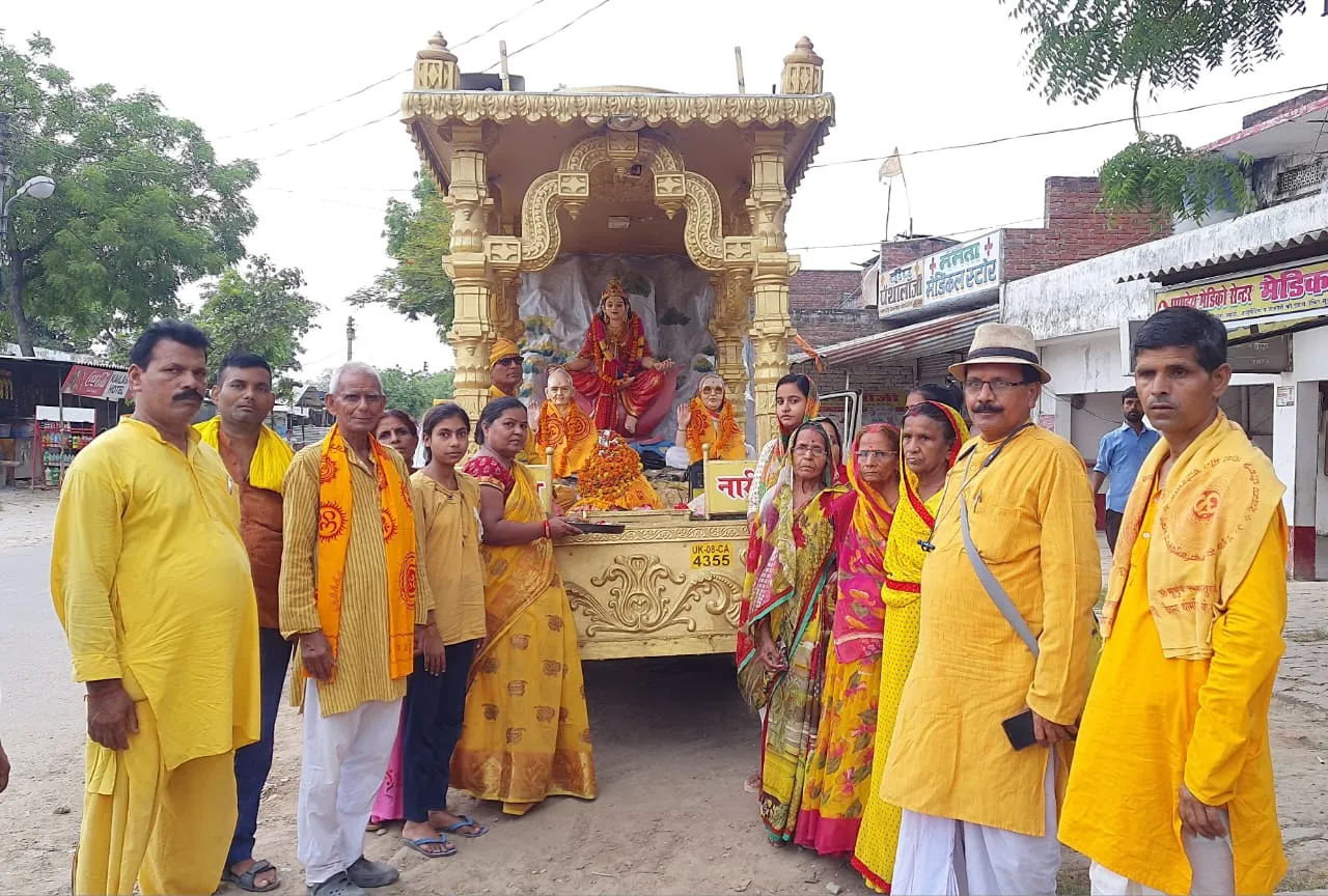 रायबरेली : प्रांतीय कन्या कौशल शिविर जनजागरण यात्रा का हुआ स्वागत 