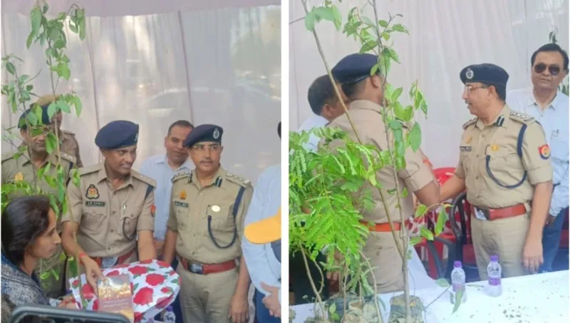 पर्यावरण दिवस: KGMU में डॉक्टरों, व्यापारियों और पुलिस ने किया पौधों का वितरण, बताया वृक्ष का महत्व