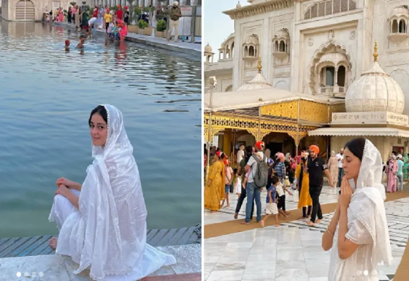 Dream Girl 2 : अनन्या पांडे ने बंगला साहिब गुरुद्वारा में टेका माथा, दिल्ली में कर रही हैं 'ड्रीम गर्ल 2' की शूटिंग