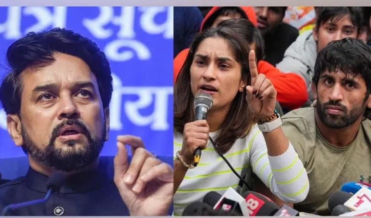 पहलवानों को दिये सारे आश्वासन पूरे करेगी सरकार : अनुराग ठाकुर