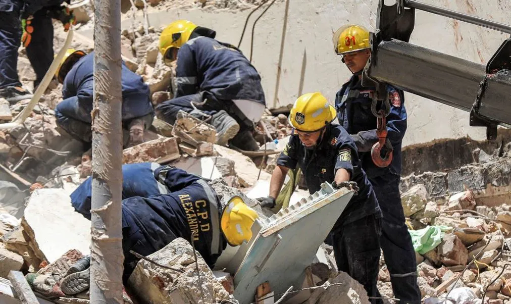 मिस्र के अलेक्जेंड्रिया में इमारत ढहने से चार की मौत, चार अन्य घायल