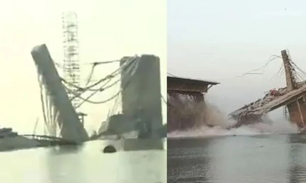 बिहार पुल: कंपनी को कारण बताओ नोटिस, कार्यकारी अभियंता निलंबित 