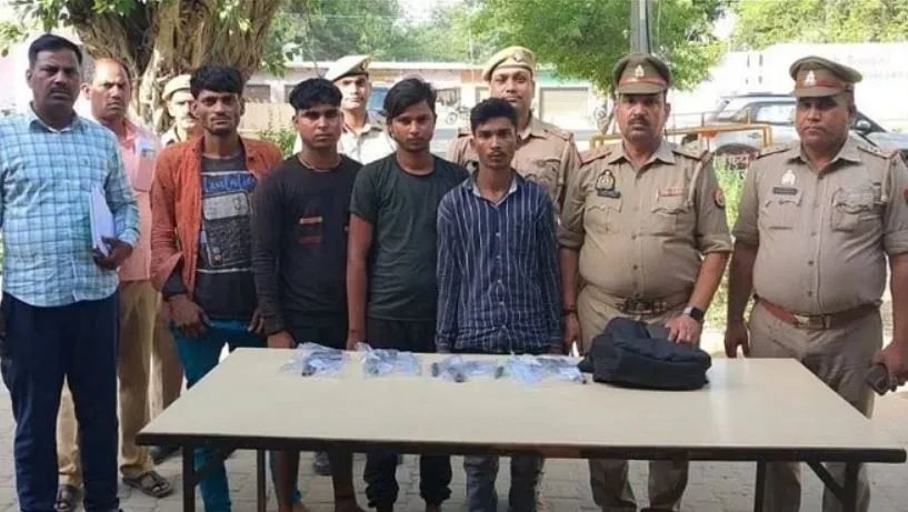 मथुरा: पुलिस को मिली बड़ी कामयाबी, मुठभेड़ में सात लुटेरों को किया गिरफ्तार 