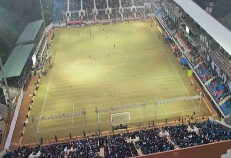 मेघालय में फुटबॉल स्टेडियम का हिस्सा ढहा, पिछले साल दिसंबर में हुआ था उद्घाटन 