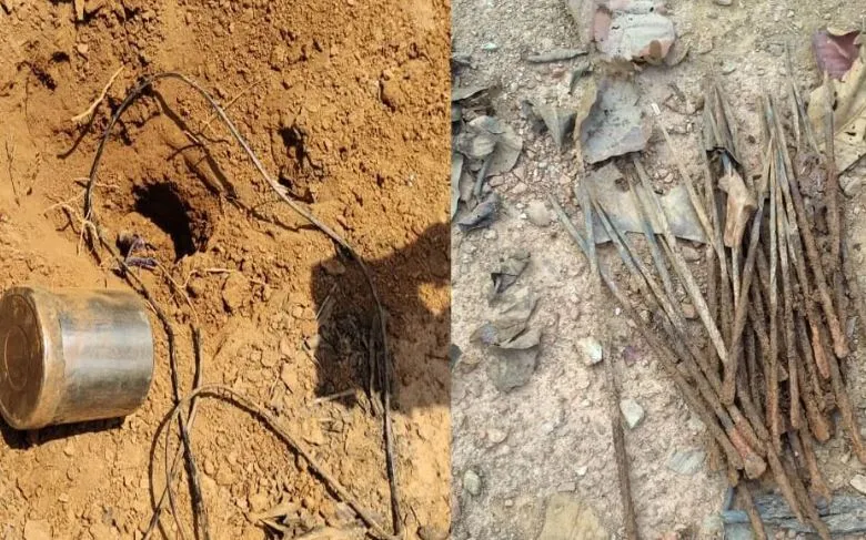 सुरक्षा बलों को निशाना बनाने के लिए लगाए गए विस्फोटक बरामद, छानबीन में जुटी पुलिस 