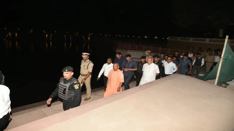  अयोध्या : मुख्यमंत्री योगी आदित्यनाथ पहुंचे कारसेवक पुरम