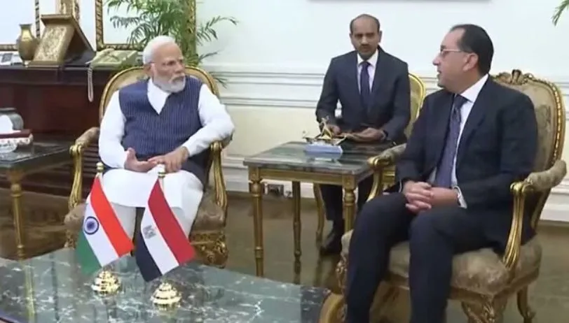 PM मोदी ने मिस्र के समकक्ष के साथ की बैठक, व्यापारिक संबंध मजबूत करने पर हुई चर्चा 