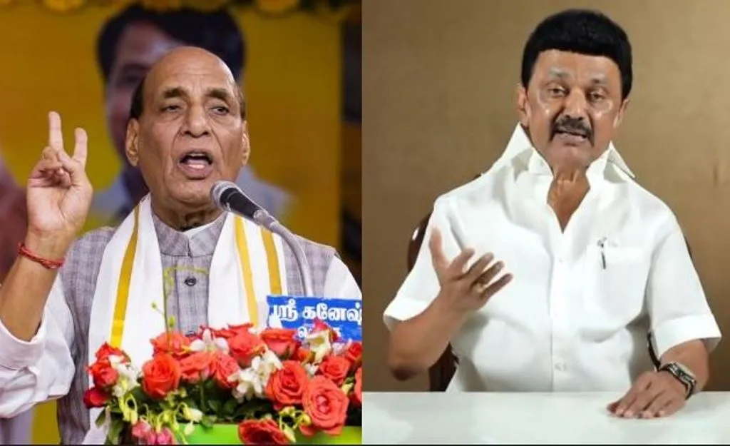 राजनाथ सिंह ने बालाजी की गिरफ्तारी को लेकर स्टालिन के दोहरे रवैये पर साधा निशाना, कहा- भाजपा के नेतृत्व वाला... 