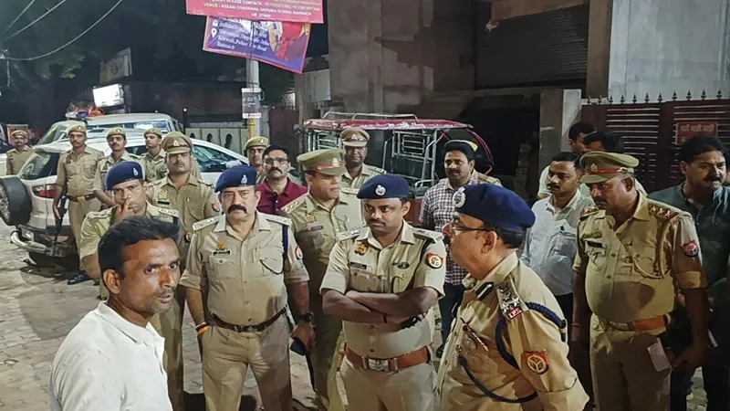 बहराइच: डीआईजी ने घटना स्थल का लिया जायजा, 7.50 लाख की टप्पेबाजी का मामला