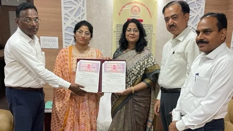 अयोध्या : अवध विवि का अंतरराष्ट्रीय कंपनी के साथ एमओयू, छात्रों के लिए रोजगार के बढ़ेंगे मौके 