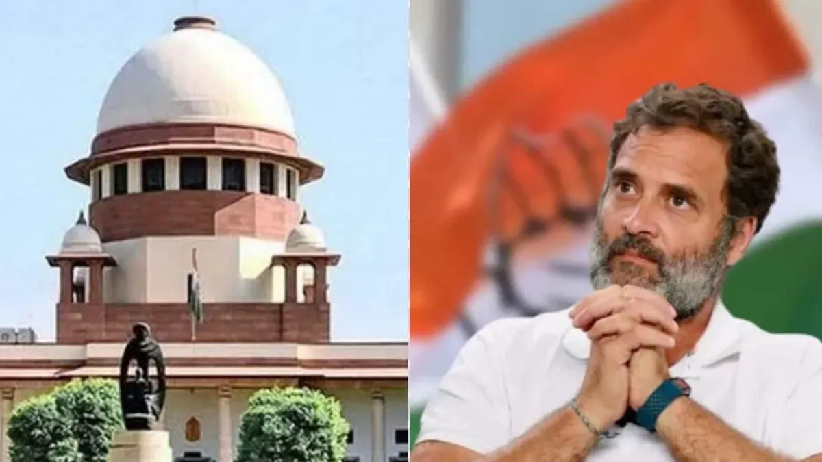 मानहानि मामला: SC ने फैसले के खिलाफ राहुल गांधी की अर्जी पर पूर्णेश मोदी और गुजरात सरकार को नोटिस