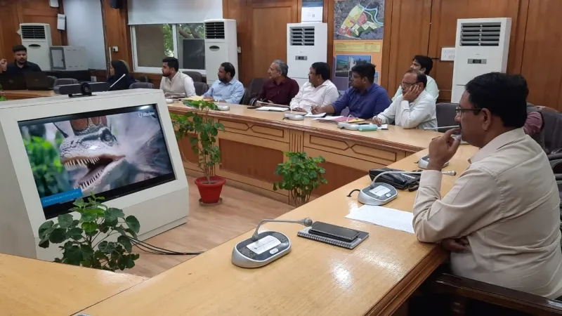 लखनऊ : जनेश्वर मिश्र पार्क में दिखेंगे डायनासोर, उत्पत्ति से विलुप्त होने तक की मिलेगी जानकारी 