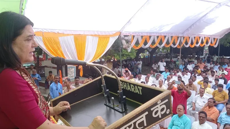 मणिपुर की घटना दुखद, सरकार कर रही कार्रवाई : मेनका