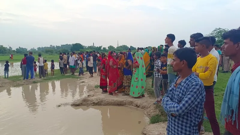 हरदोई : तालाब में डूबने से 2 बच्चों की मौत, परिजनों में मचा कोहराम