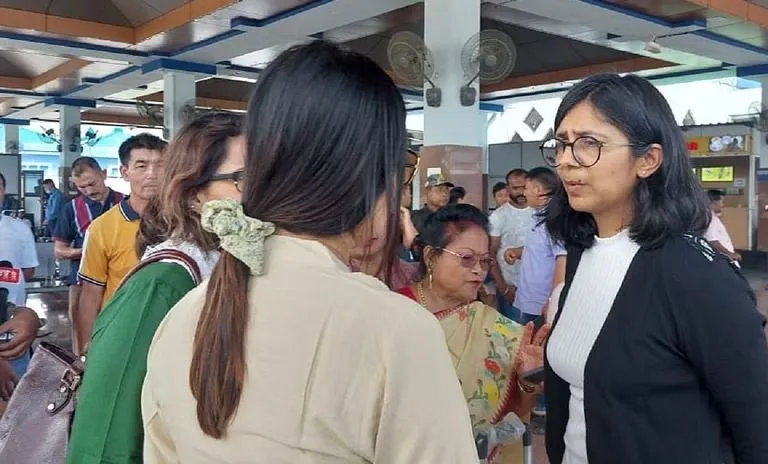 DCW प्रमुख स्वाति मालीवाल ने कहा-  मणिपुर में हूं लोगों की मदद के लिए, चाहती हूं आयें प्रधानमंत्री