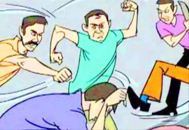 मुरादाबाद : पहले बुजुर्ग को जूतों की माला पहनाकर गांव में घुमाया, फिर पीटा...जानिए क्यों?