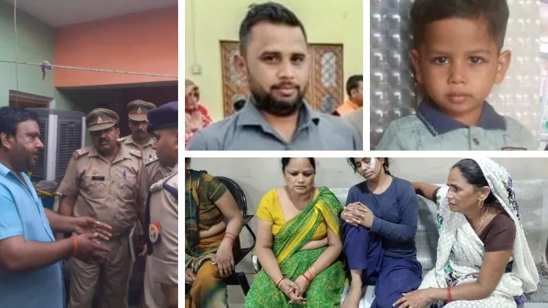 Farrukhabad: पत्नी, बेटी को किया घायल, बेटे की गड़ासा से की हत्या, फिर खुद भी व्यापारी ने लगाई फांसी, पढ़ें- पूरा मामला