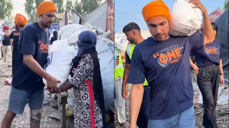 हरियाणा में बाढ़ पीड़ितों के मसीहा बने रणदीप हुड्डा, बांटे खाने के पैकेट 