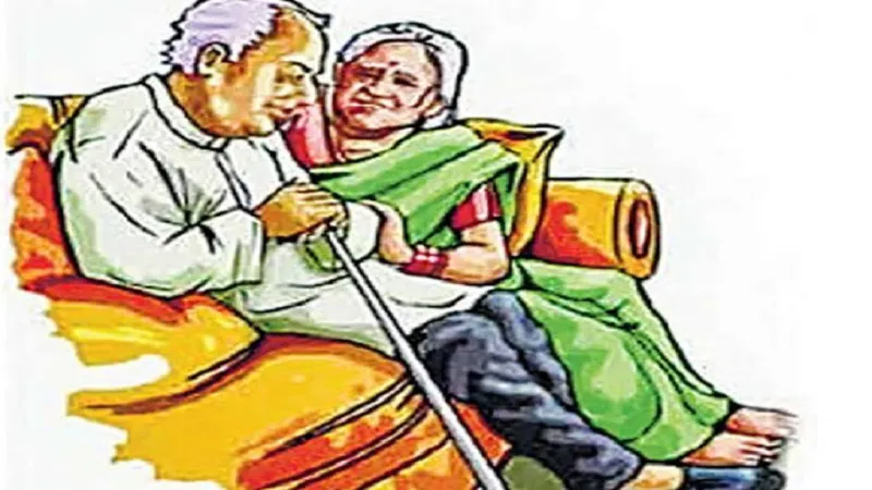 मुरादाबाद : बहू-बेटे ने मारपीट कर बुजुर्ग मां-बाप को घर से निकाला