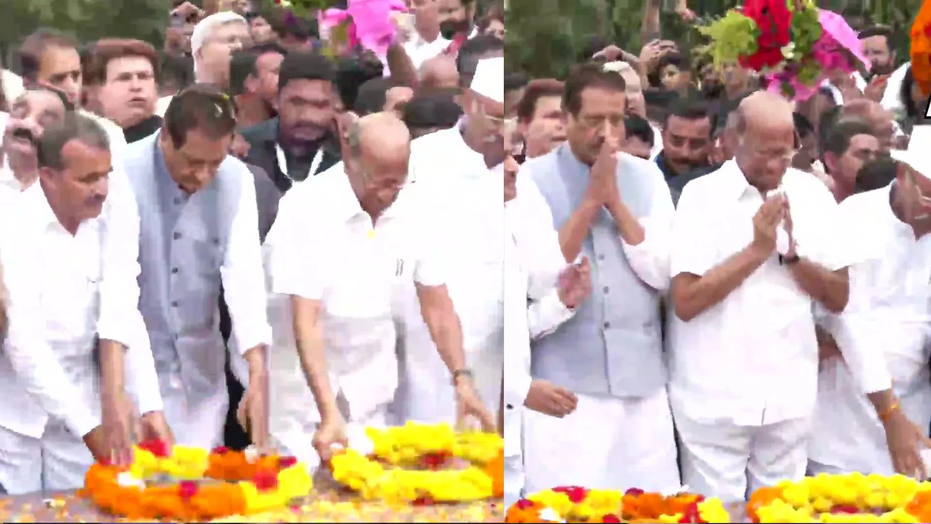 गुरू पूर्णिमा पर शरद पवार ने अपने गुरू यशवन्तराव चव्हाण को दी श्रद्धांजलि 