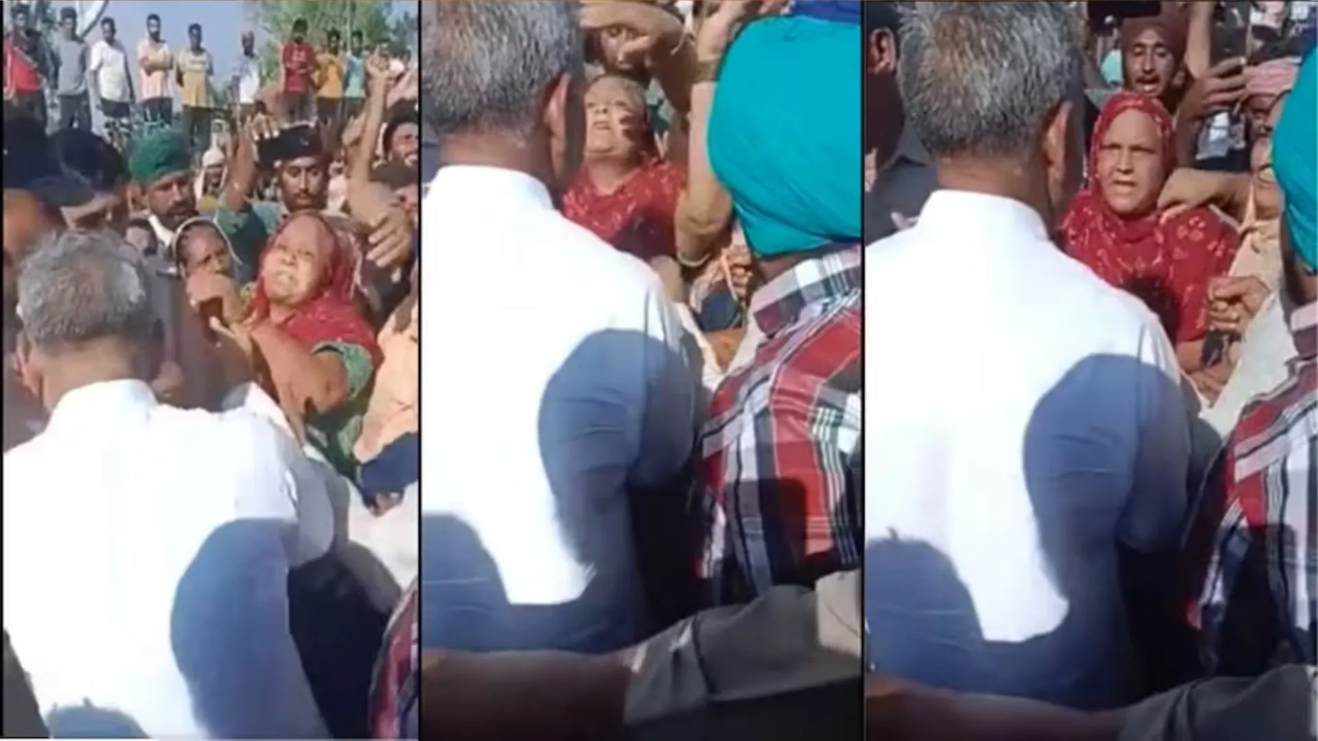 गांव में बाढ़ की स्थिति से नाराज महिला ने जेजेपी विधायक को मारा ‘थप्पड़’, वीडियो वायरल