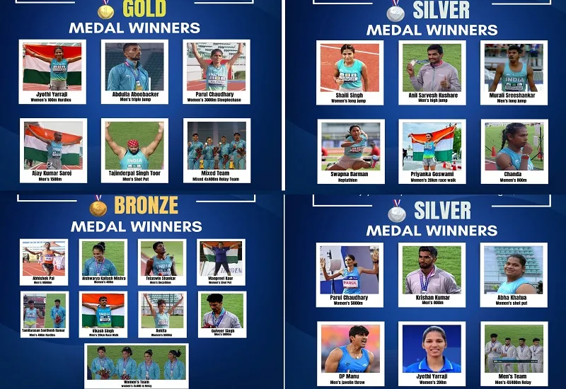 भारतीय दल ने एशियाई एथलेटिक्स चैम्पियनशिप में जीते 27 पदक, पीएम मोदी ने दी बधाई