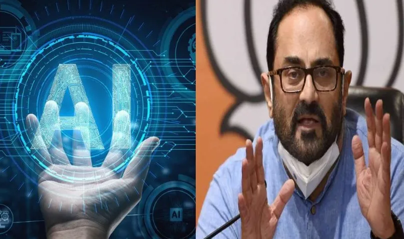 AI की वजह से नौकरियां छीनने की बात बकवास है: राजीव चंद्रशेखर 