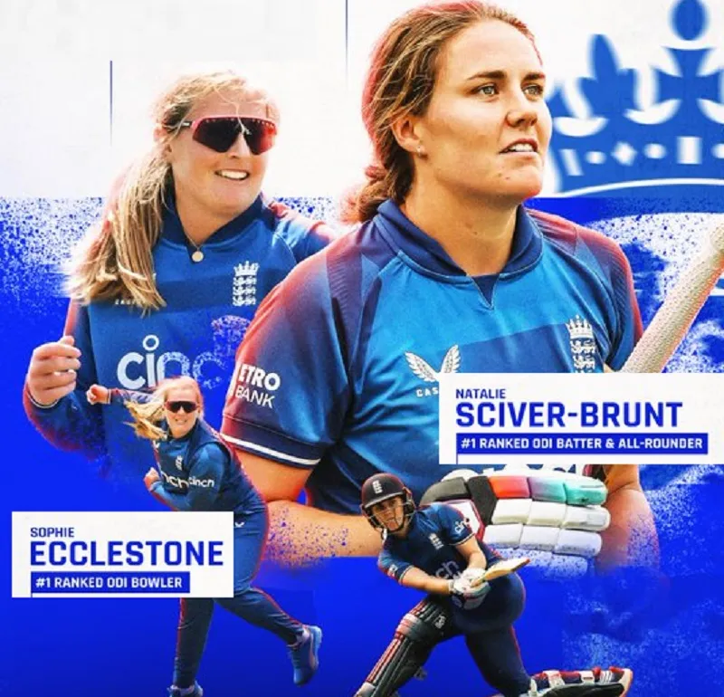 ICC Women's ODI Rankings : वनडे की नंबर-1 बल्लेबाज बनीं नताली स्किवर ब्रंट, हरलीन-जेमिमा भी आगे बढ़ीं