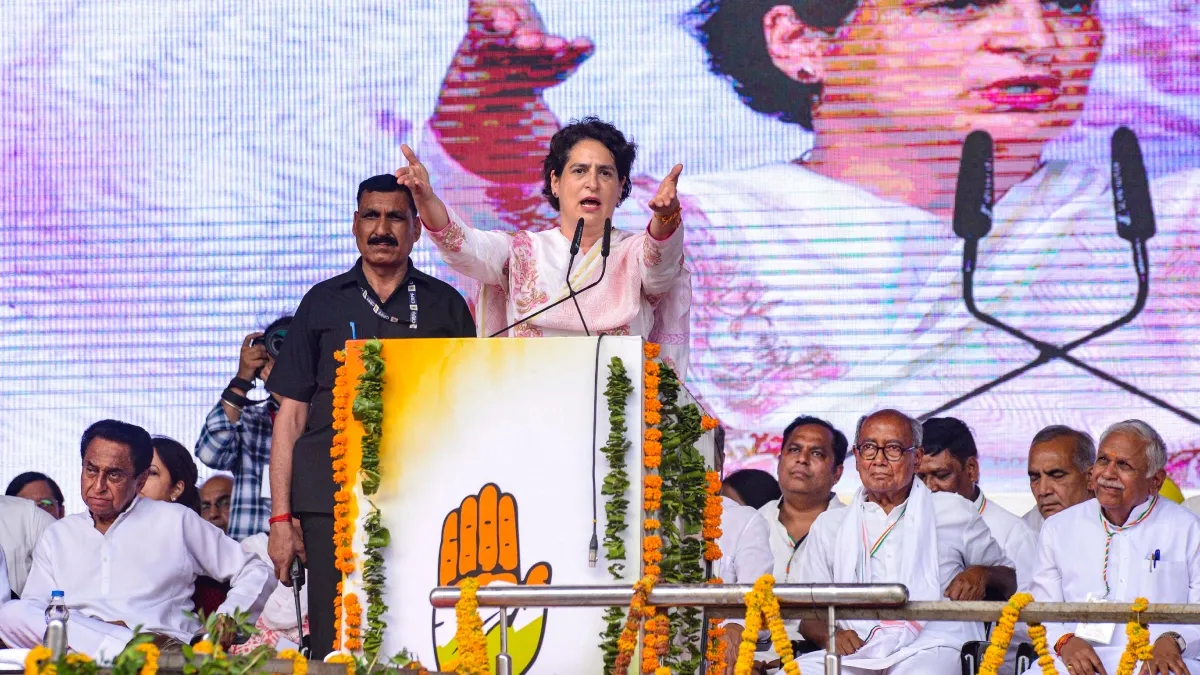 मध्य प्रदेश में परिवर्तन की प्रचंड लहर, कांग्रेस की सरकार बनने पर मिलेंगी पांच गारंटी: प्रियंका गांधी