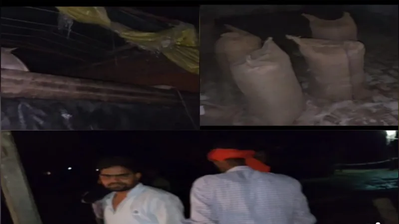 कालाबाजारी को जा रहा राशन ग्रामीणों ने पकड़ा, हंगामा