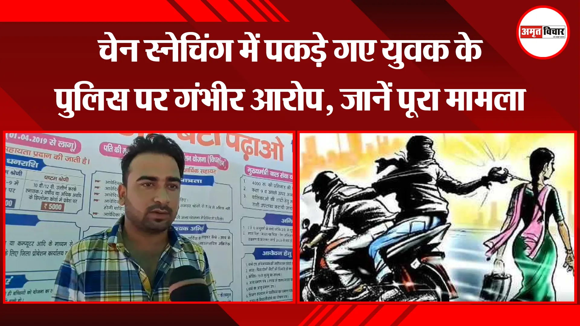 बरेली: चेन स्नेचिंग में पकड़े गए युवक के पुलिस पर गंभीर आरोप, जानें पूरा मामला
