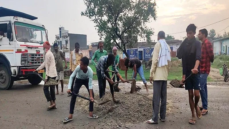 मुरादाबाद: कांवड़ डायवर्जन में एनएचएआई को आई हाईवे मरम्मत की याद