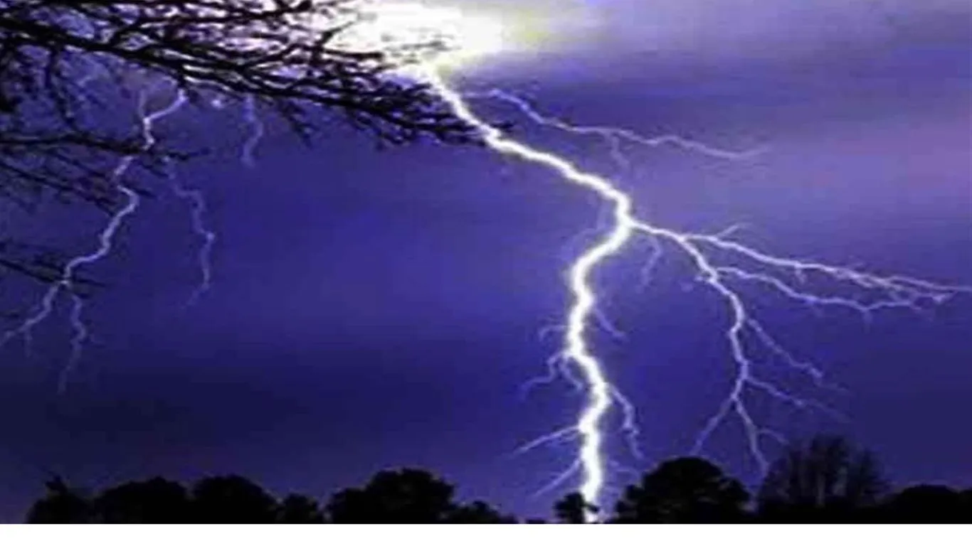 मध्य प्रदेशः बिजली गिरने से एक बच्चे की मौत, आधा दर्जन लोग झुलसे 