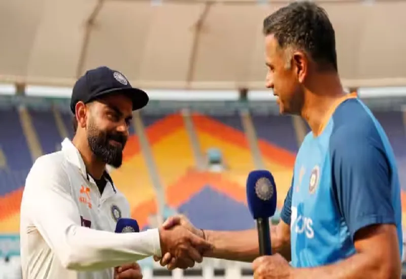 IND VS WI: विराट कोहली कई खिलाड़ियों के लिए प्रेरणास्रोत, 500वां मैच उनकी मेहनत का नतीजा...राहुल द्रविड़ ने गिनाई खूबियां 