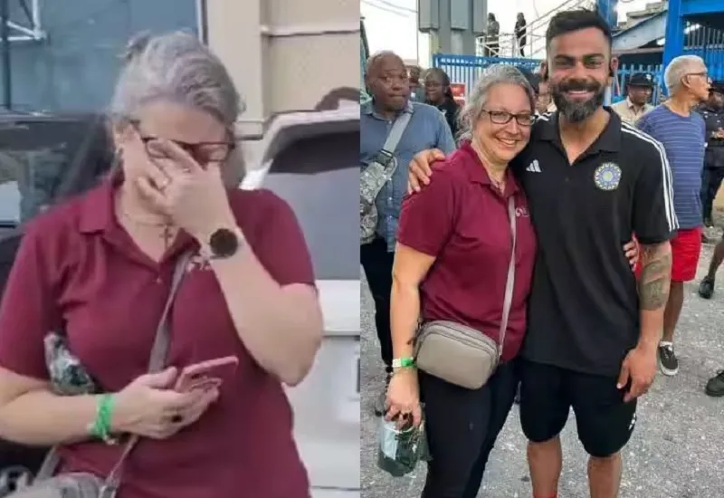 IND vs WI : विराट कोहली से मिलकर रो पड़ीं वेस्टइंडीज ख‍िलाड़ी की मां, देखिए VIDEO